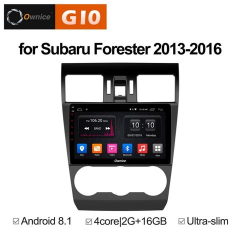 Ownice G10 S9511E  Subaru Forester 2013-2016 (Android 8.1)